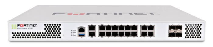 18 x GE RJ45 (including 2 x WAN ports, 1 x MGMT port, 1 X HA port, 14 x switch ports), 4 x GE SFP slots. SPU NP6Lite and CP9 hardware accelerated.