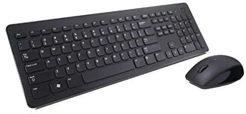 DELL Wireless Keyboard and Mouse-Km636-Russian (QWERTY)-Black