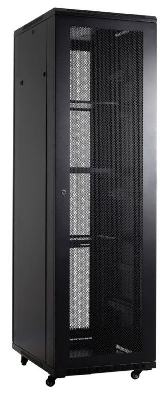 19" standard rack metal cabinet 42U 600X1000MM with perforated doors (19CP-42U/600-1000U)
