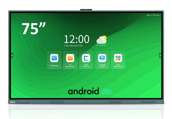 Interactive Touch Displays 75"  AMDOX F075AF