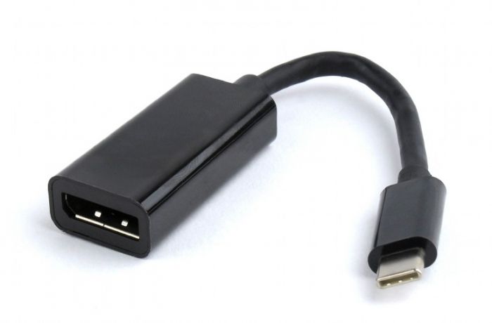 USB-C to DisplayPort adapter, black (A-CM-DPF-01)