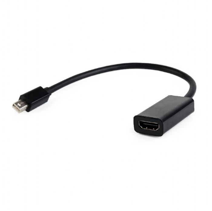 Mini DisplayPort to HDMI adapter cable, black (A-mDPM-HDMIF-02)