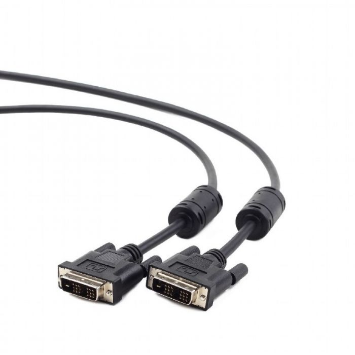 DVI video cable single link 6ft cable, black (CC-DVI-BK-6)