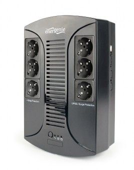 UPS with AVR, 850 VA, 6 Schuko sockets, USB (EG-UPS-DT850U-01)