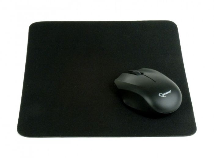 Black cloth mouse pad (MP-A1B1-BLACK)