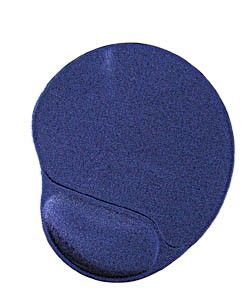 Gel mouse pad with wrist support, blue (MP-GEL-BLACK)