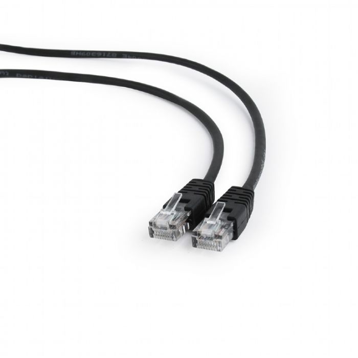 CAT5e UTP Patch cord, black, 2 m (PP12-2M/BK)