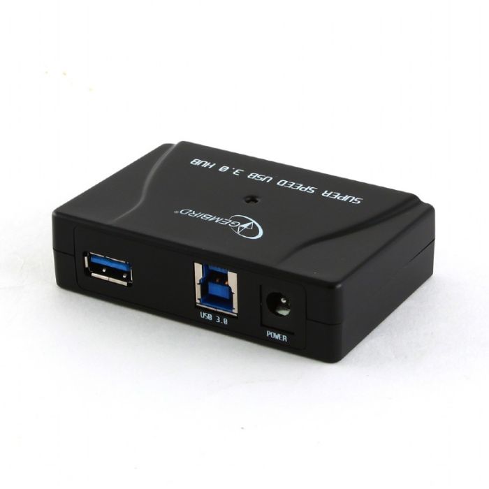 4 port USB 3.0 hub with power adapter (UHB-C345)